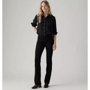 Levi’s Women’s 315 Shaping Bootcut Mid Rise Jeans Black W29 L32 NWT